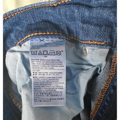 Straight Ankle Jean Size 28/6