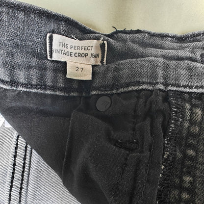Washed Black The Perfect Vintage Crop Jean