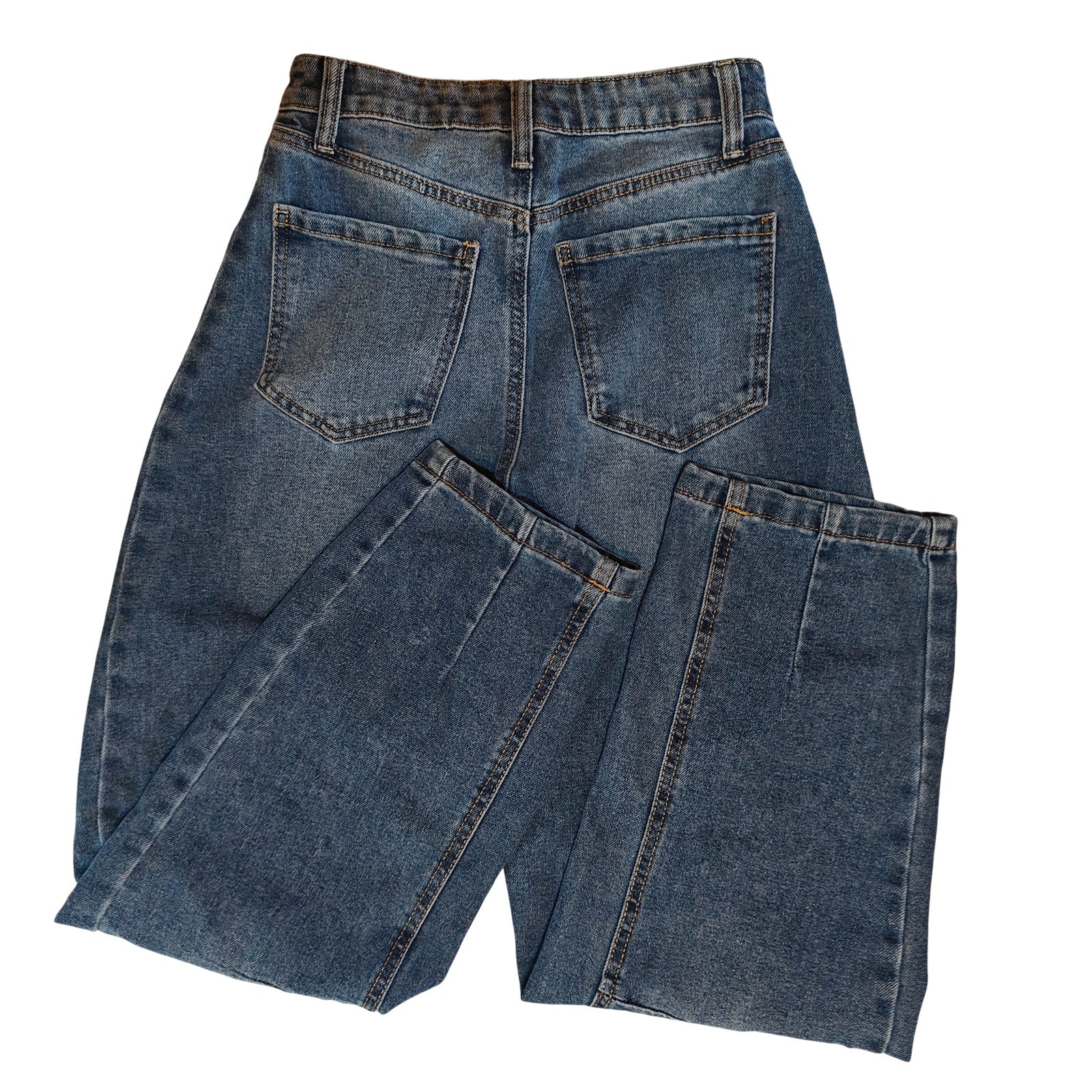 Barrel Leg High Rise Jeans