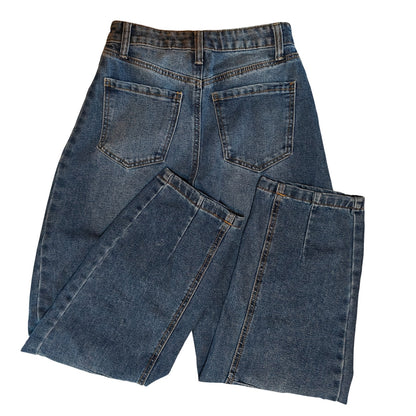 Barrel Leg High Rise Jeans