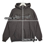 Harley-Davidson Flame Graphic Pullover Hoodie – Charcoal Gray