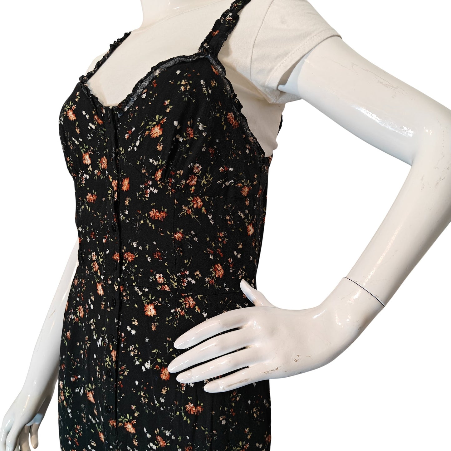 Black Floral Jumpsuit