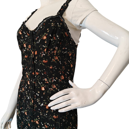 Black Floral Jumpsuit