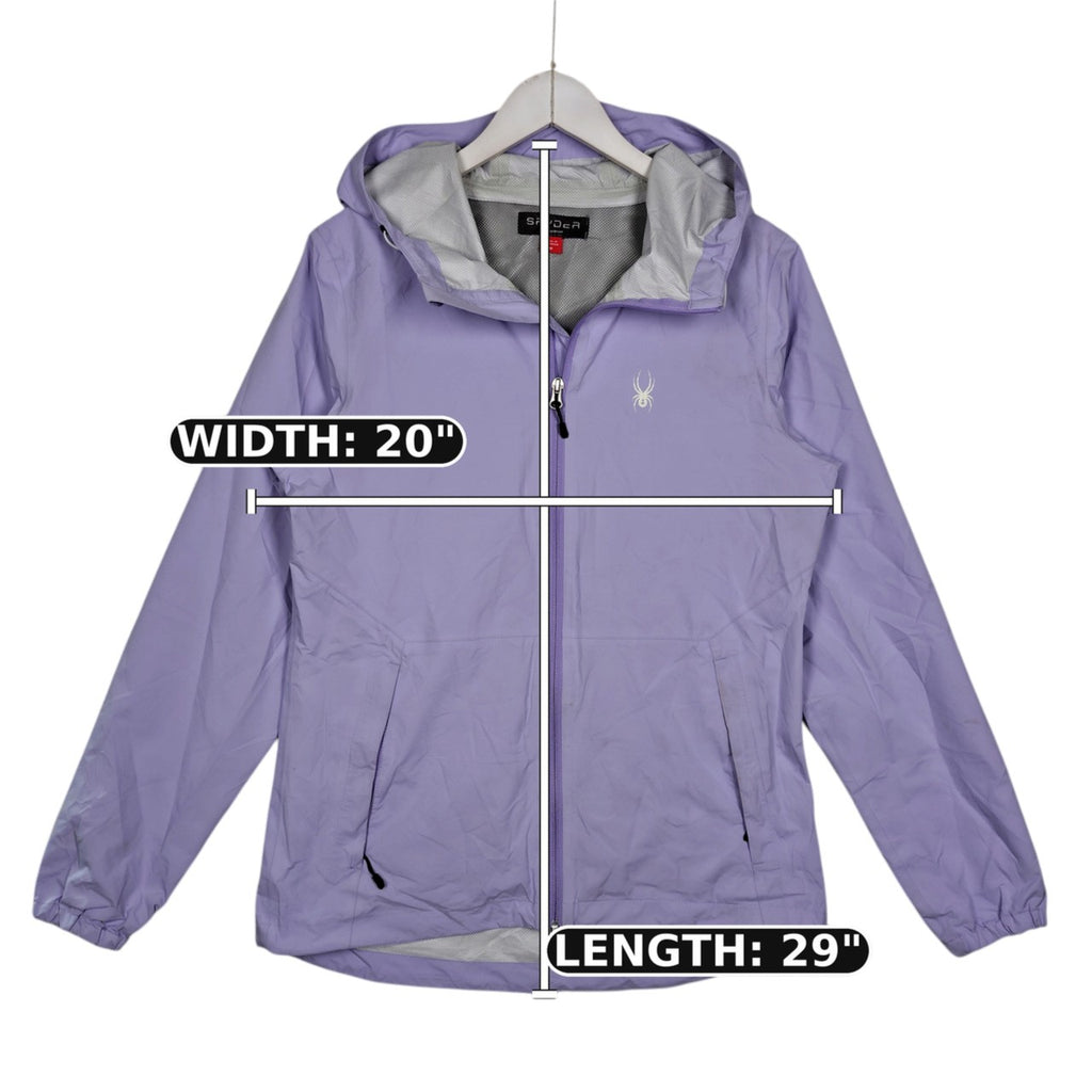 Spyder Lavender Hooded Windbreaker Jacket – Women’s Medium