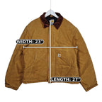 Carhartt J002 Insulated Duck Work Jacket – Brown
