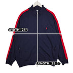 Polo Ralph Lauren Navy & Red Full-Zip Track Jacket – Men’s 1XB