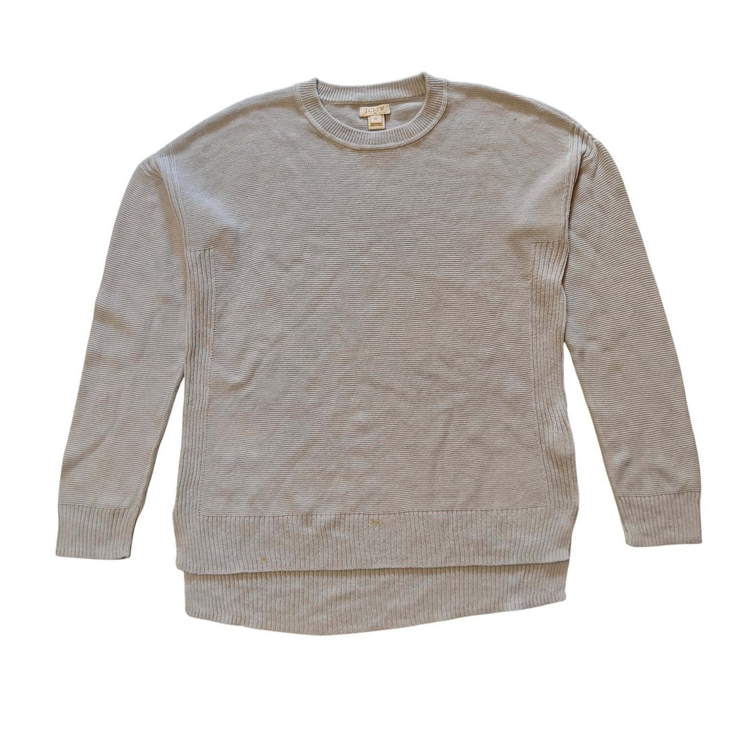 Light Blue Cotton Crewneck Sweater