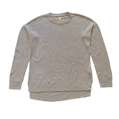 Light Blue Cotton Crewneck Sweater