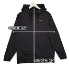 Nike Dri-FIT Black Full-Zip Fleece Hoodie – Men’s Large