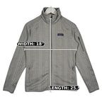 Patagonia Better Sweater Gray Geometric Fleece Jacket – Women’s Medium
