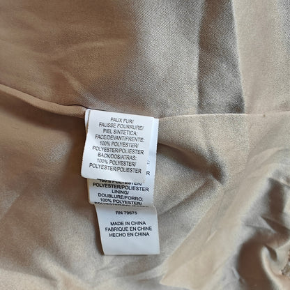 Tan Lucky Brand Teddy Sherpa Coat