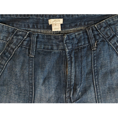 Wide Leg High Rise Denim Pants