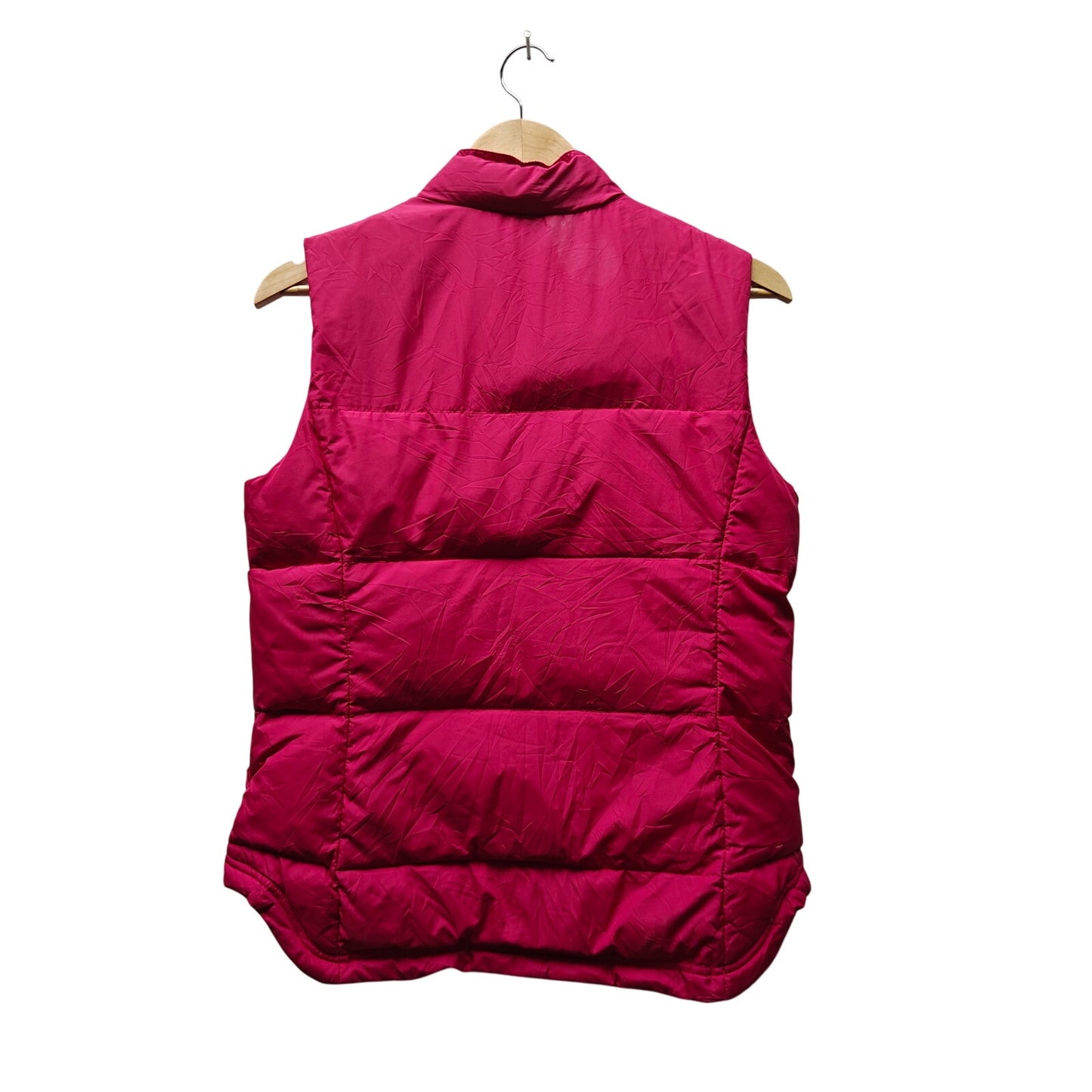 Magenta Quilted Puffer Vest