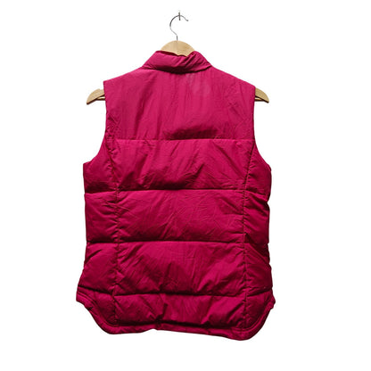 Magenta Quilted Puffer Vest