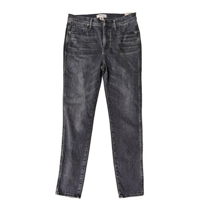 Washed Black High-Rise Skinny Jeans