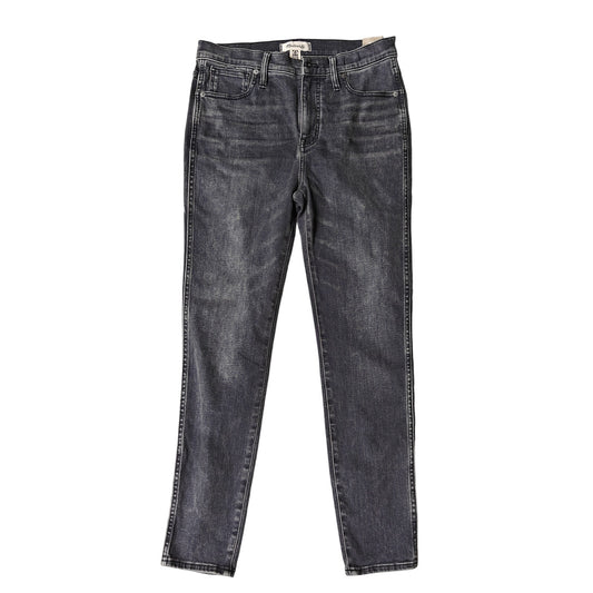 Washed Black High-Rise Skinny Jeans