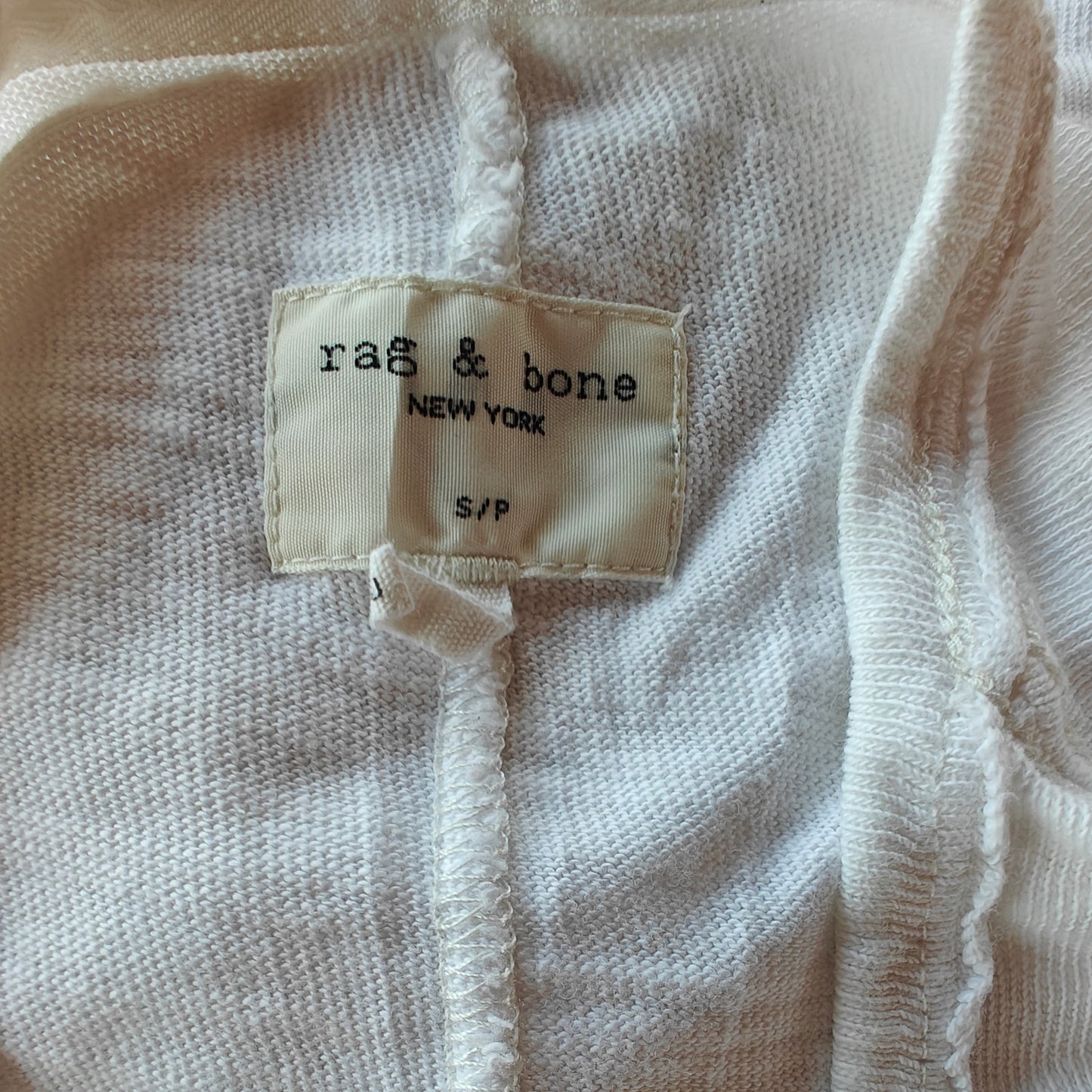 White Slub Tee Shirt