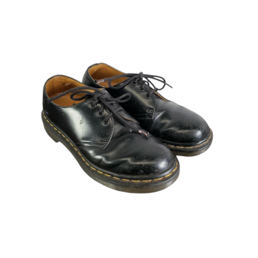 Black Leather Oxford Shoes