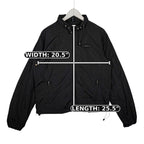 Armani Jeans Black Full-Zip Windbreaker Jacket – Men’s Large / EU 52