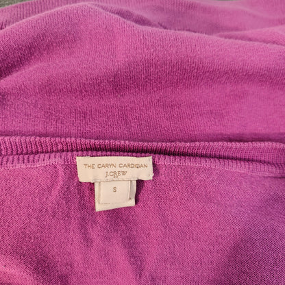 Caryn Purple Cardigan Sweater