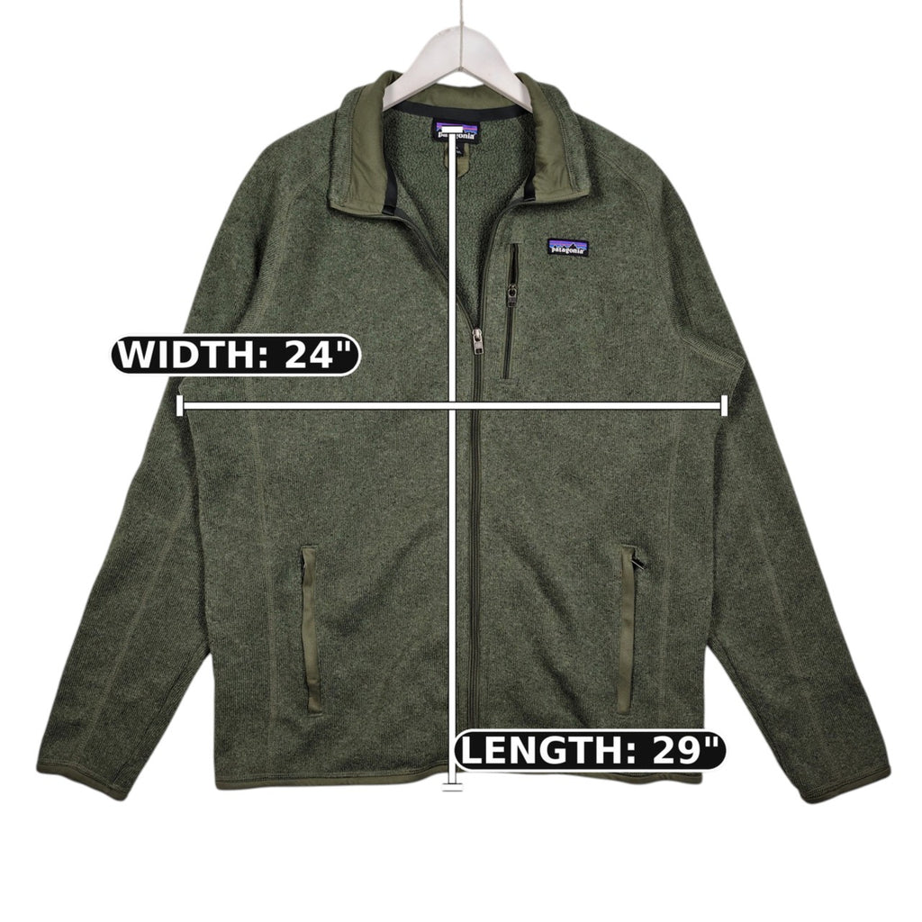 Patagonia Better Sweater Full-Zip Fleece Jacket – Olive Green