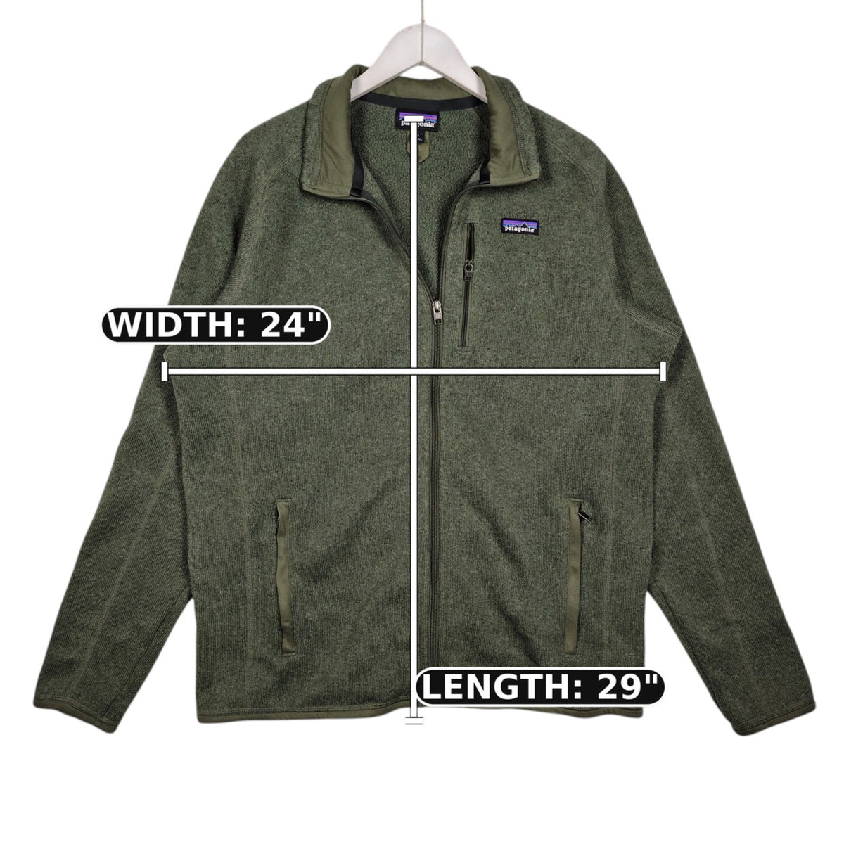 Patagonia Better Sweater Full-Zip Fleece Jacket – Olive Green