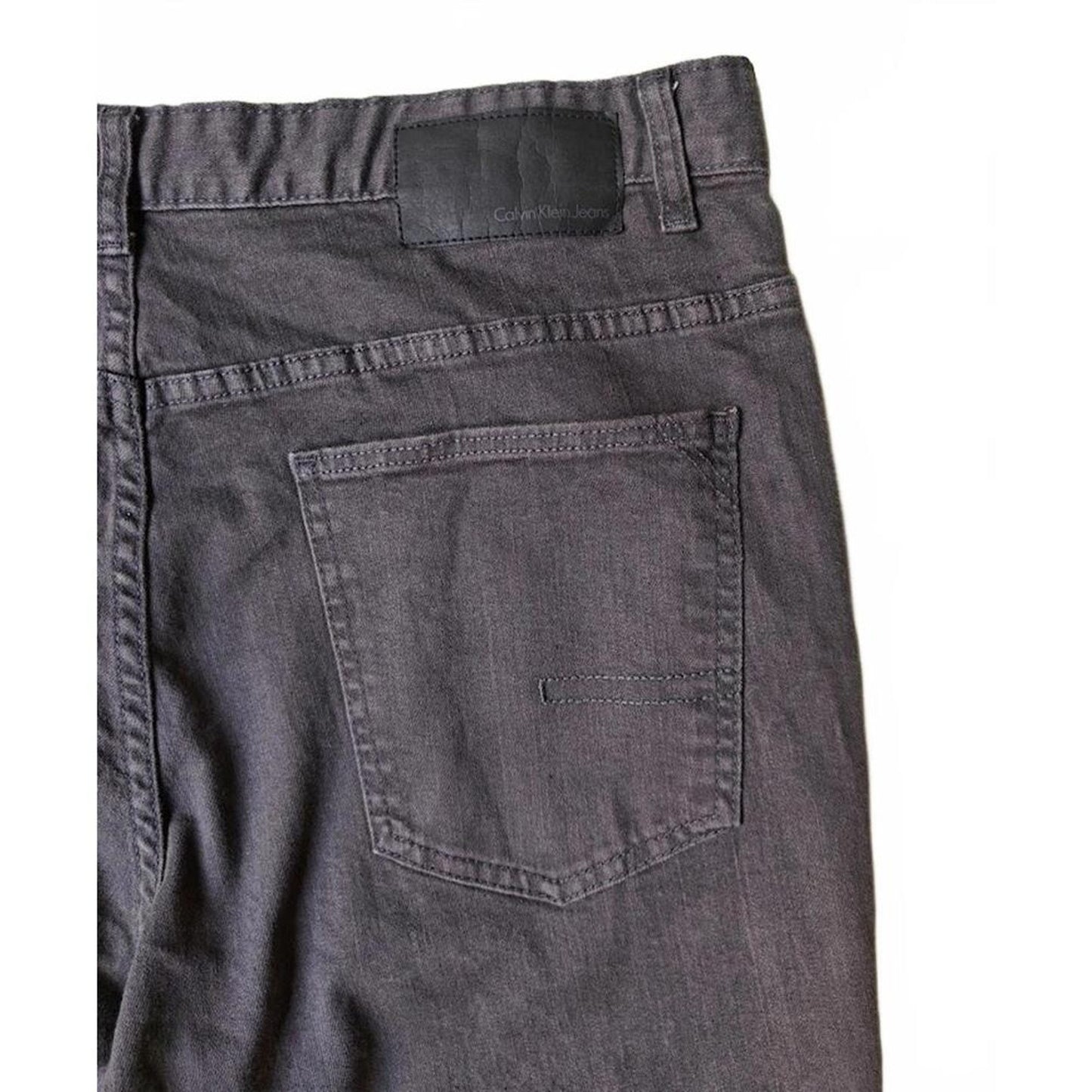 Gray Men's Straight Leg Jeans