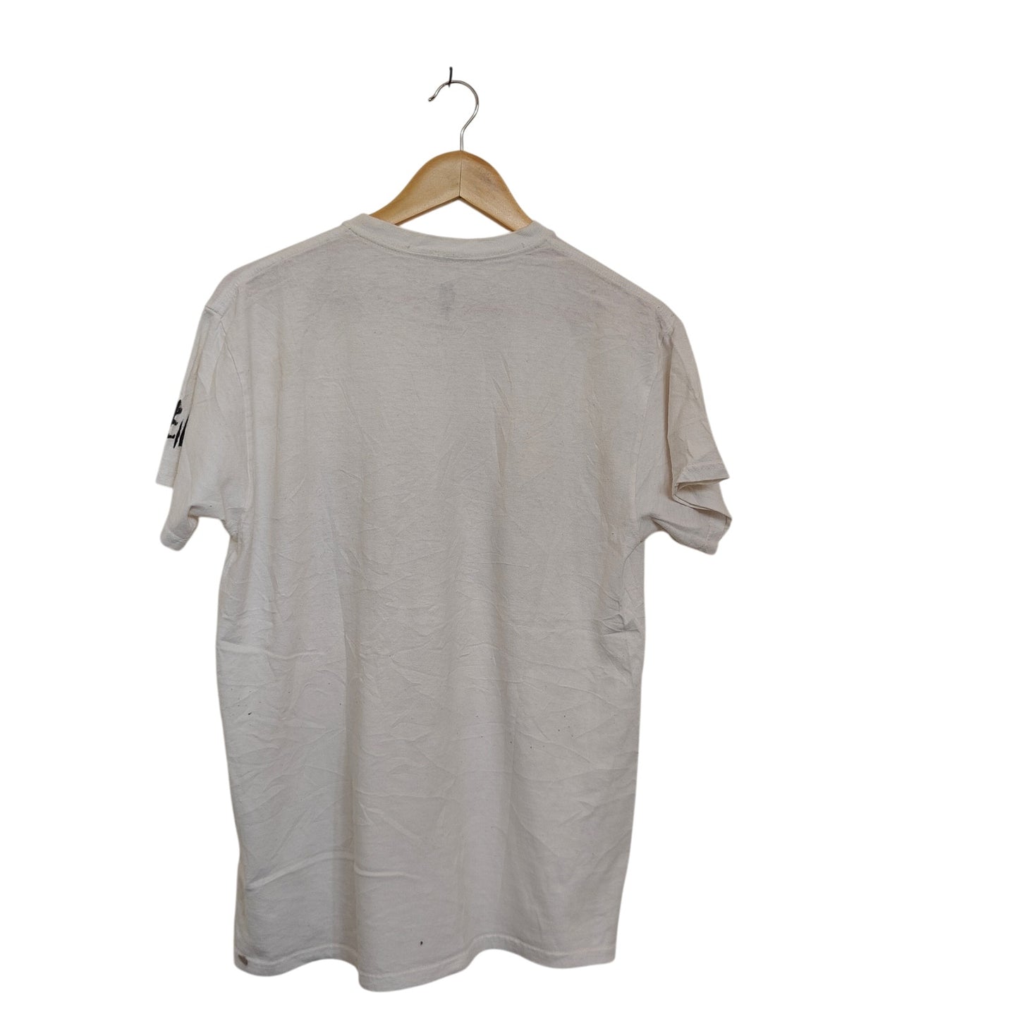 Flame Faces White Graphic Tee