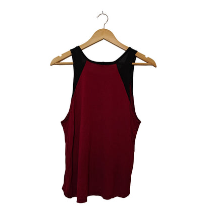 Red Elephant Tank Top With Boho Mandala Graphic