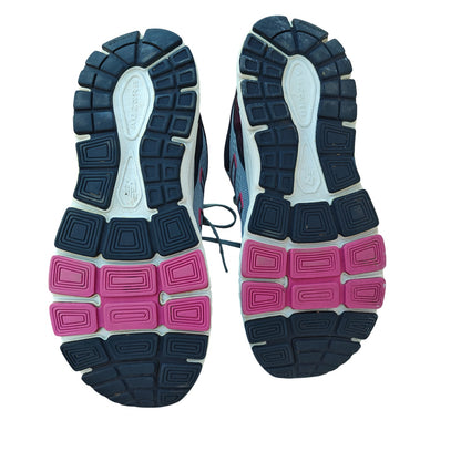 Blue and Pink 840 Running Shoes