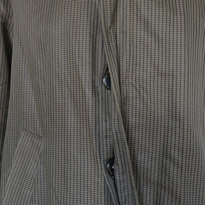 Brown Check Vintage Raincoat