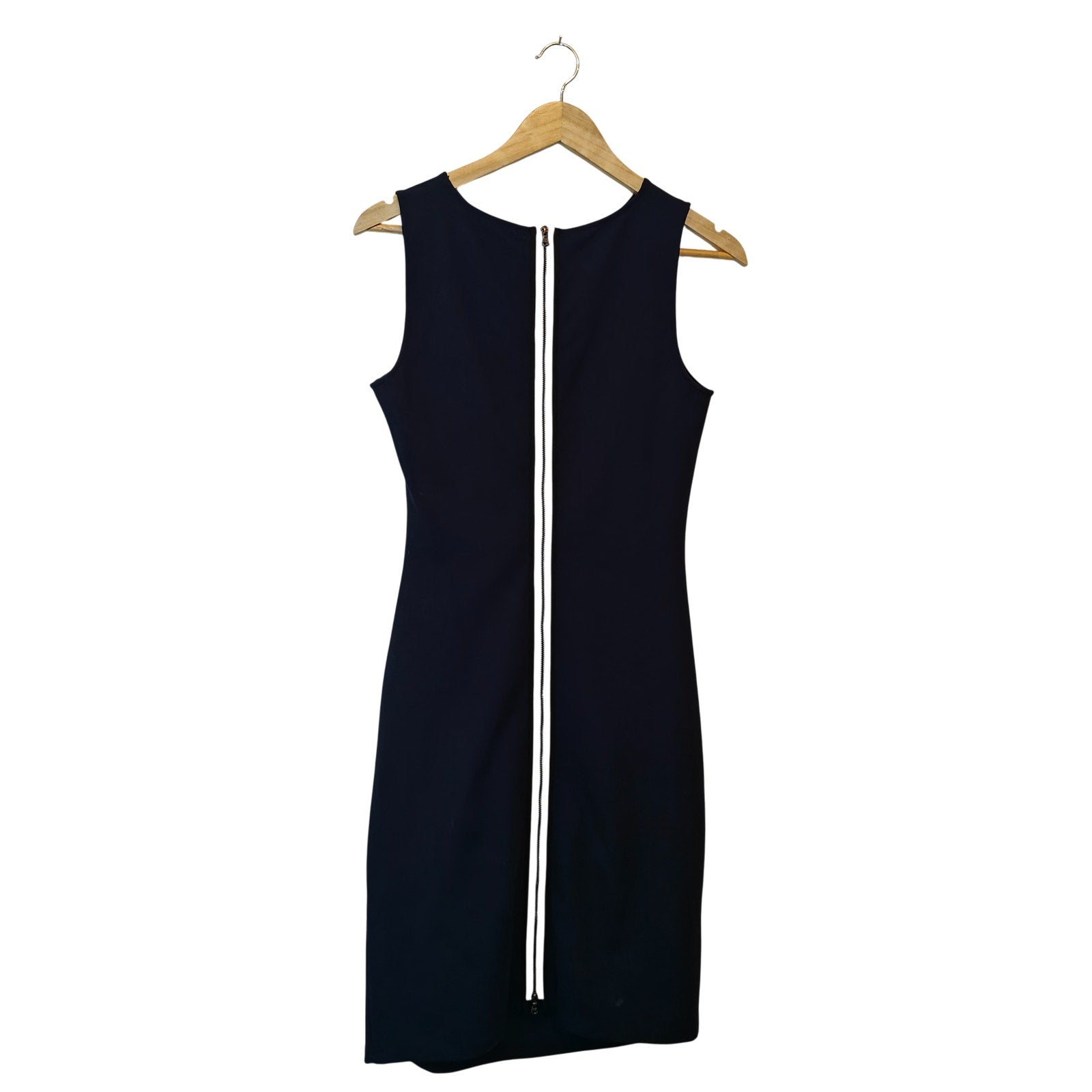 Navy Sleeveless Sheath Dress