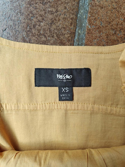 Gold Sleeveless Sun Dress - Size XS