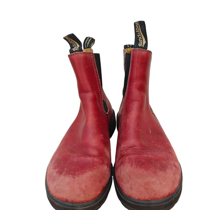 Blundstone Red Leather Chelsea Boots