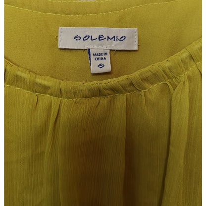 Mustard Off Shoulder Blouse