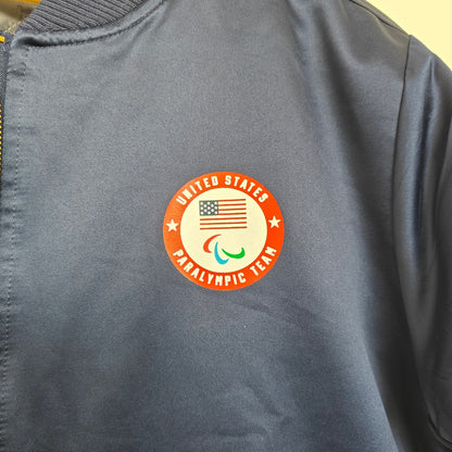 Team USA Paralympic Satin Bomber Jacket