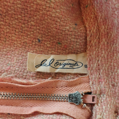 Vintage 70s Wool Tweed Midi Skirt