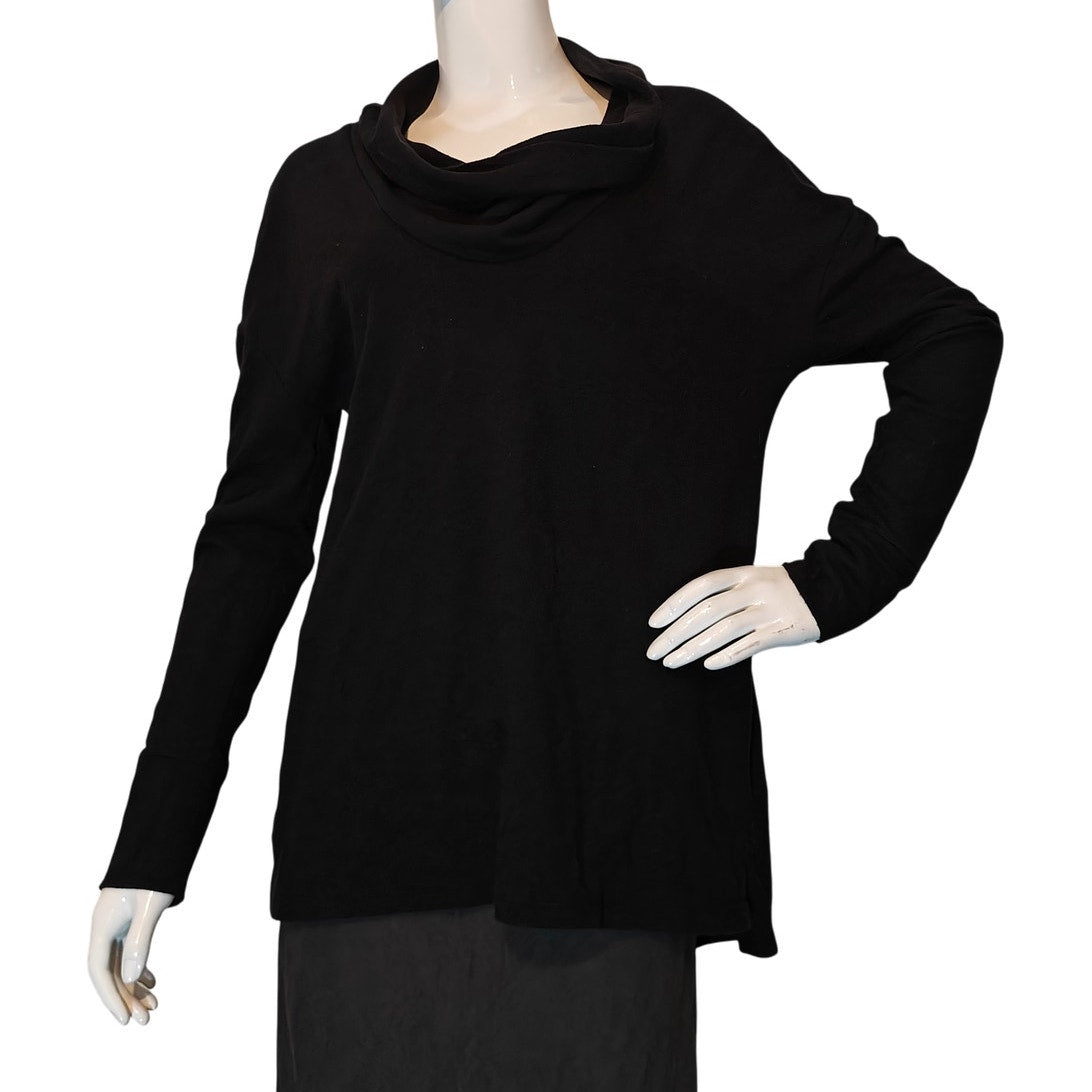 Black Cowl Neck Sweater