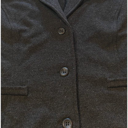 Stretch Black Tailored Vest