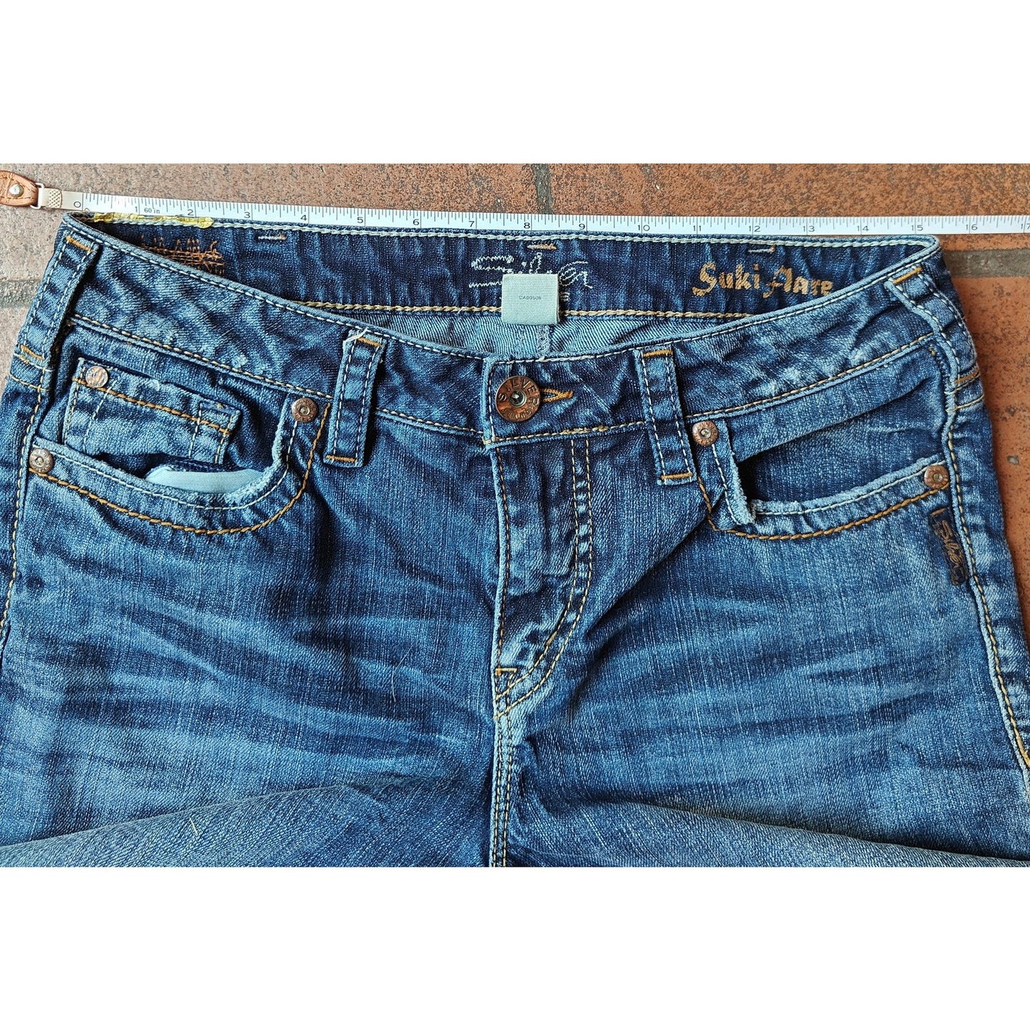 Suki Medium Wash Flare Jeans W30 L35