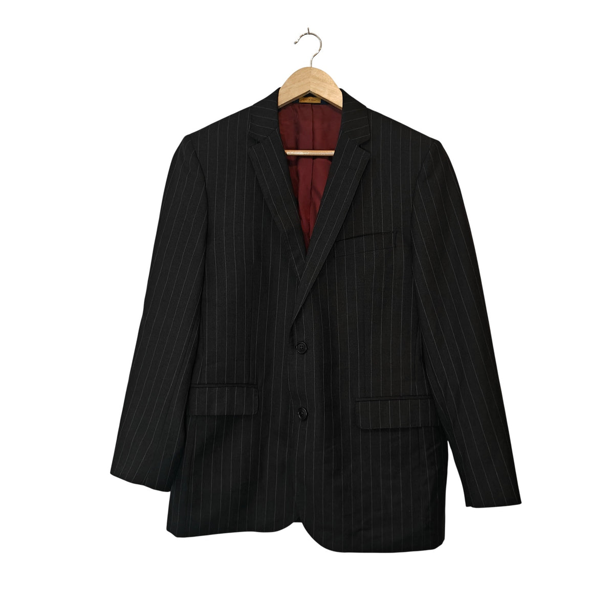 Brooksgate Milano Pinstripe Wool Blazer