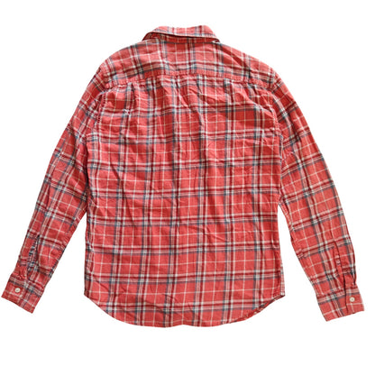 Super Soft Red Plaid Button Down Shirt