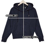 Polo Ralph Lauren Navy Full-Zip Pony Logo Hoodie – Men’s Small