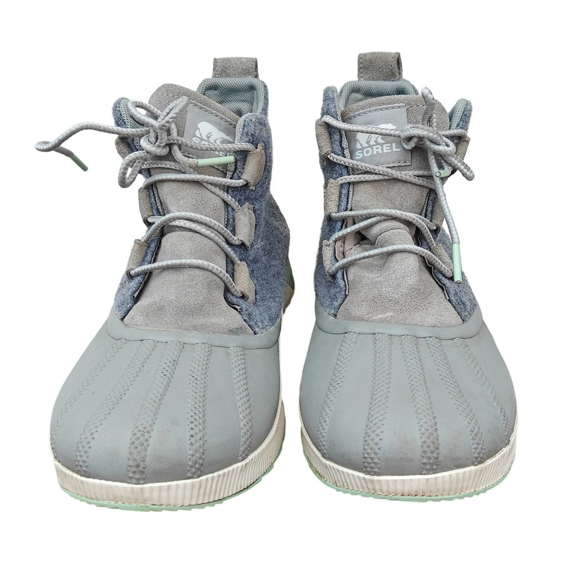 Gray Wool Women’s Sneaker Boots