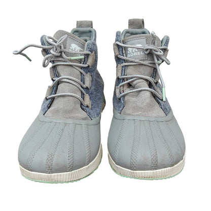 Gray Wool Women’s Sneaker Boots