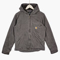 Carhartt Washed Duck Sierra Sherpa-Lined Jacket – Gravel Gray, Small