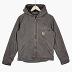 Carhartt Washed Duck Sierra Sherpa-Lined Jacket – Gravel Gray, Small