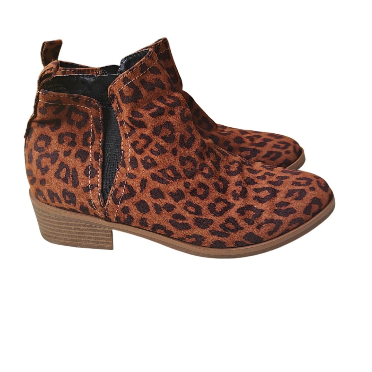 Leopard Print Ankle Boots