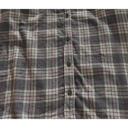 Plaid Fleece Lined Button Up Shirt Jacket