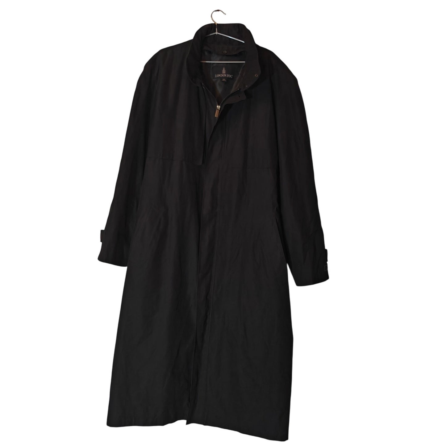 Black Iconic Double Breasted Trench Coat